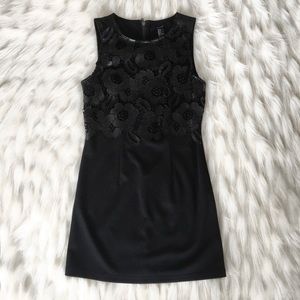 Forever 21 | Black mini dress with florals